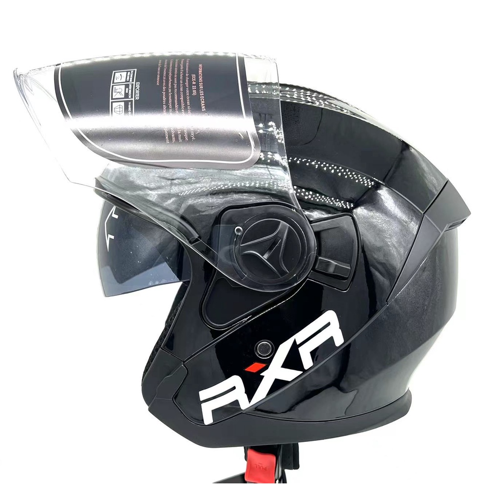 Rxr Helmet Dual Visor RXR Half-Face Dual Visor 065F Blade