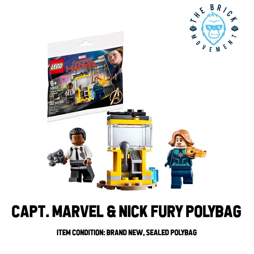 LEGO MARVEL Captain Marvel Nick Fury Polybag Shopee Philippines