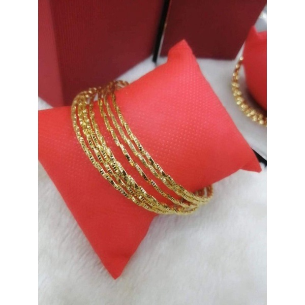10k saudi gold 7 days Bangles-1,200 | Shopee Philippines