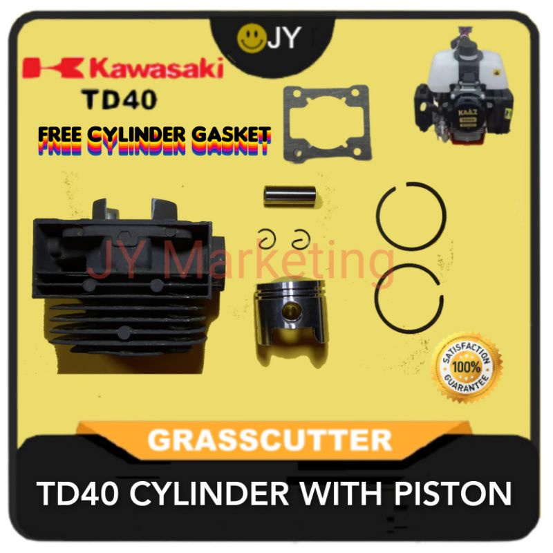 CYLINDER ASSEMBLY WITH PISTON, PISTON PIN, PISTON RING FOR TD40 ...