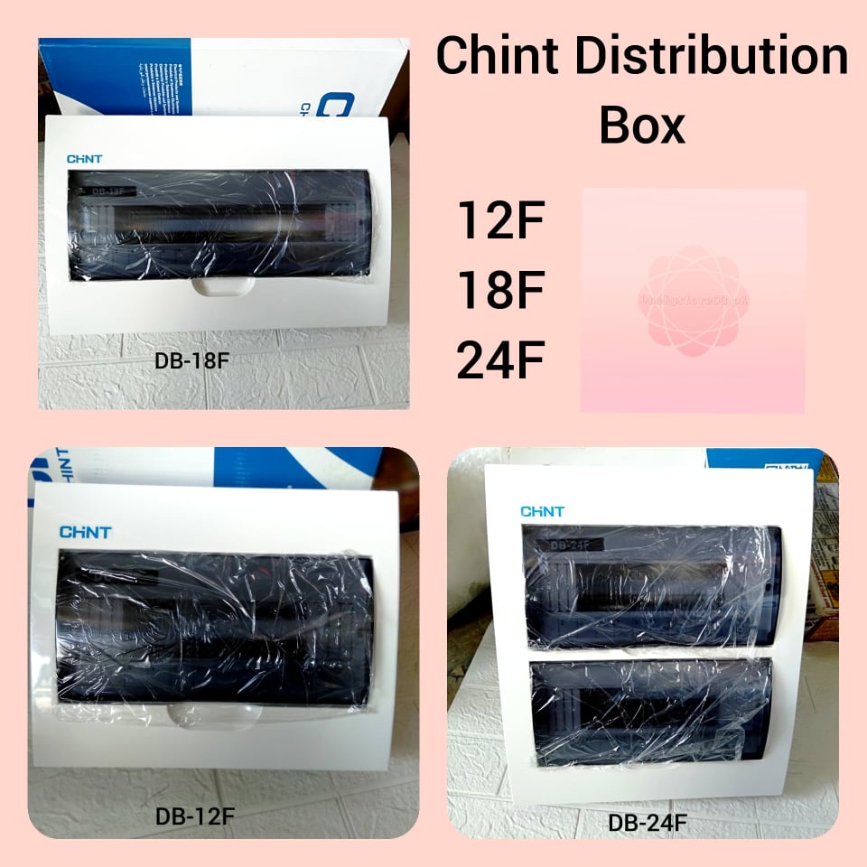 CHINT DISTRIBUTION BOX PANEL BOARD COMPLETE with BUSBAR, GROUND