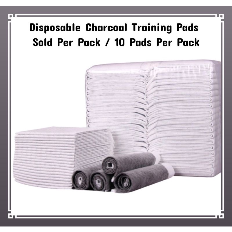 Disposable Charcoal Training Pads For Dogs - Sold PER PACK (10 pcs ...