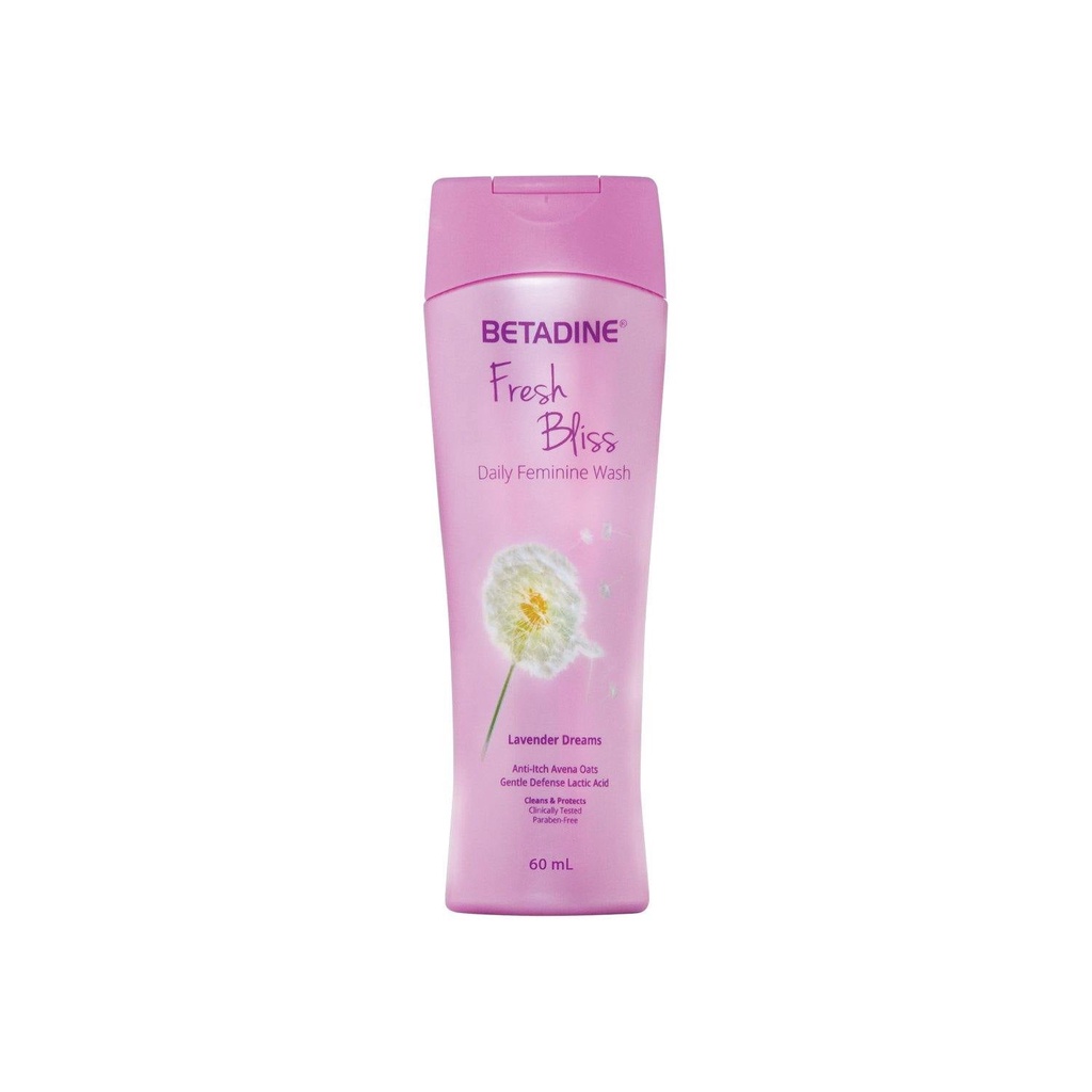 Betadine Fresh Bliss Lavender 60 ml Feminine Wash Shopee Philippines
