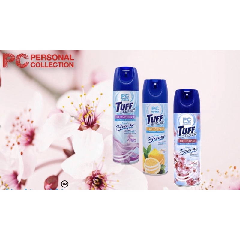 Tuff Germban Multi Purpose Disinfectant Room Spray Shopee Philippines