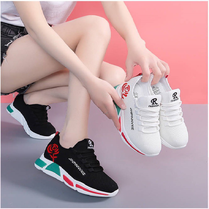 nets shoes breathable fly woven coconut shoes running shoes sneakers loafers shoes with flat sole Shopee Philippines