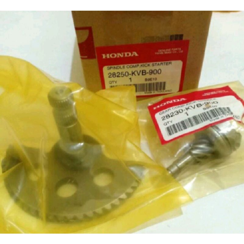 HONDA ORIGINAL SPINDLE COMP KICK STARTER & KICK SPINDLE BEAT, SCOOPY