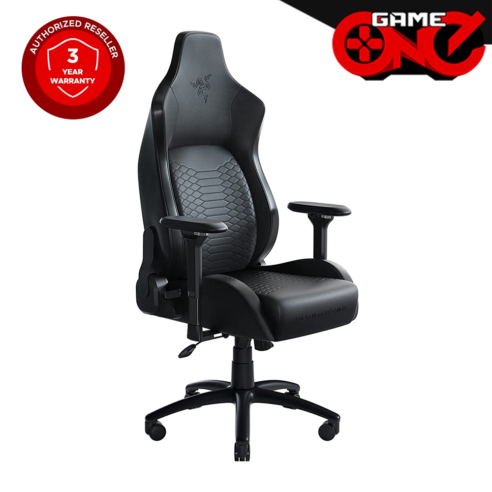 Razer Iskur Gaming Chair With Built-In Lumbar Support [Black] | Shopee ...