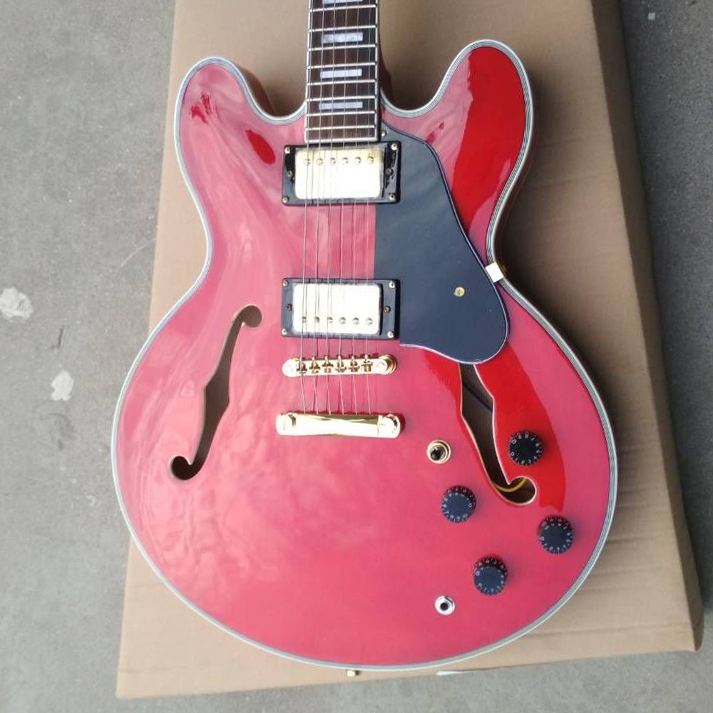 Gibson ES335 Thin Semihollow Body Guitar Block Jazz Electric Guitar