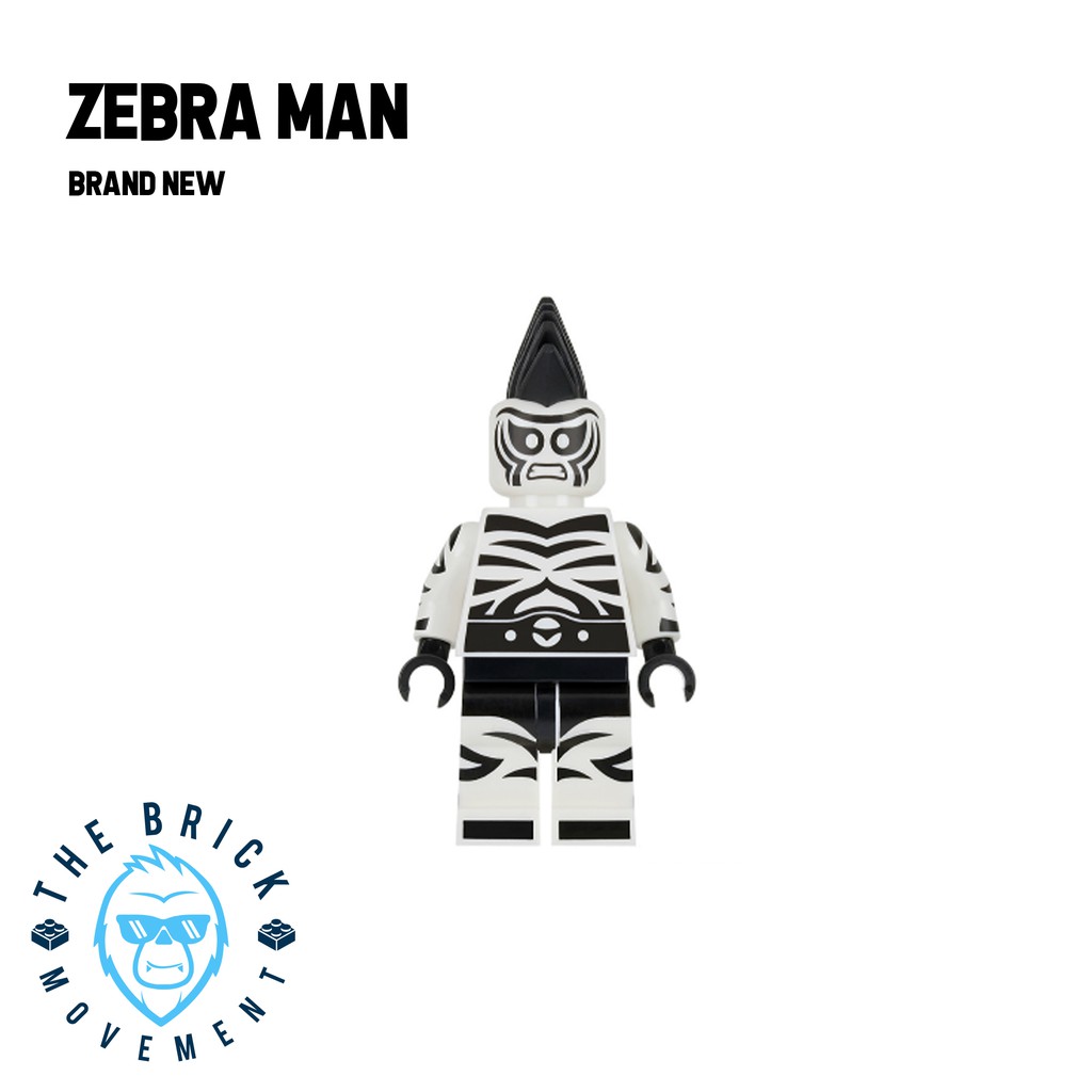 Zebra man lego sale