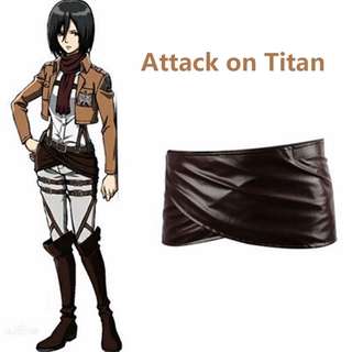 Anime ataque em titan 4 temporada mikasa ackerman survey corps uniforme  conjunto cosplay traje - AliExpress