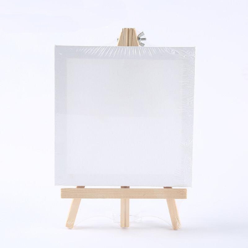 Keep Smiling Canvas Board with stand with free artist brush set ...