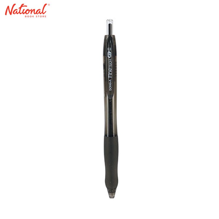 Dong-A Fine Tech Ballpoint Pen 0.3Mm Retractable, Black | Shopee ...