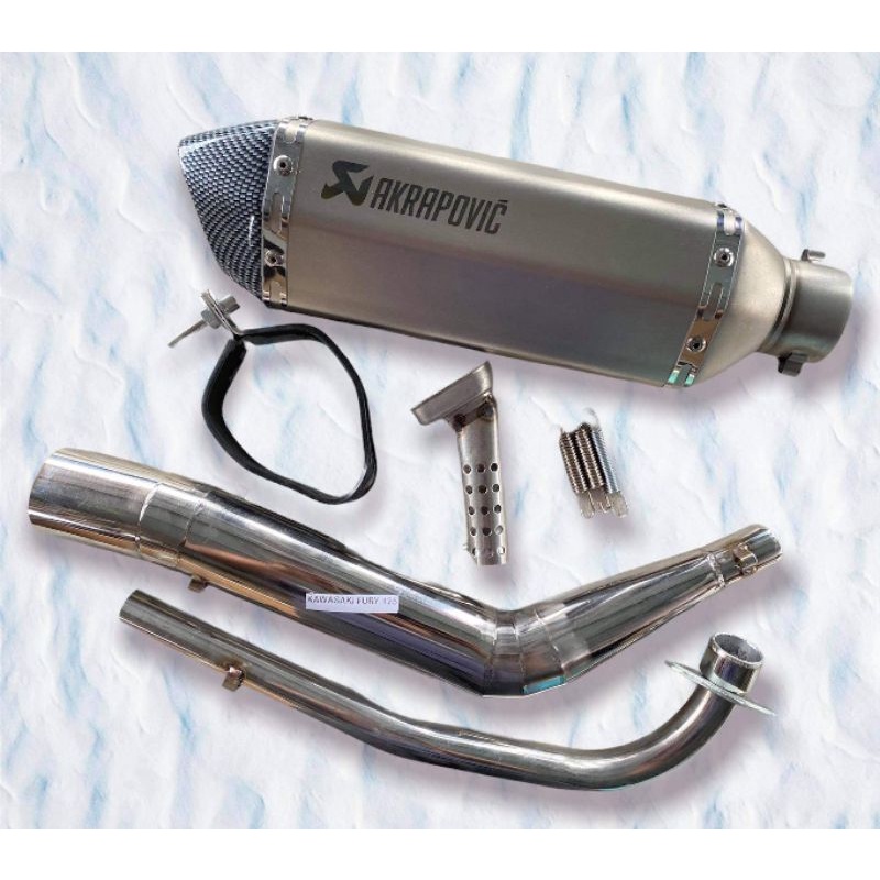 Kawasaki fury deals 125 exhaust pipe