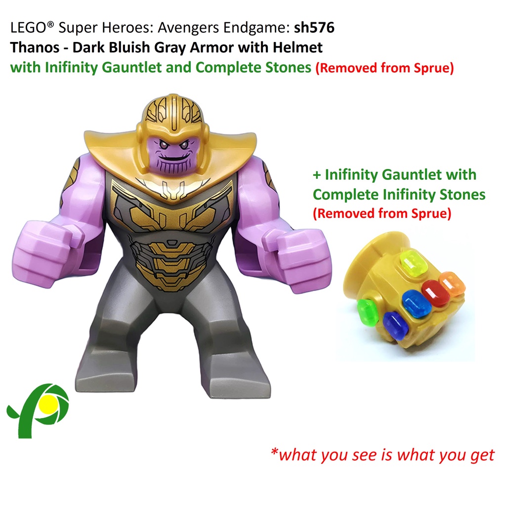 Marvel Super Heroes Avengers Minifigure Thanos sh0576 Minifig with ...