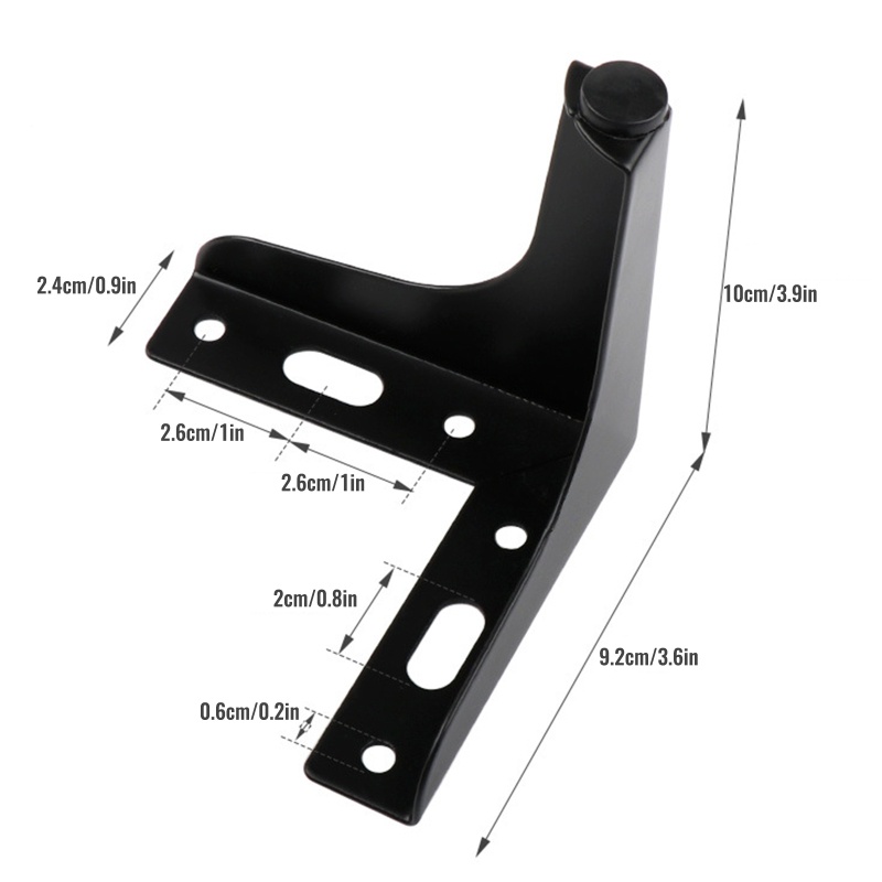 4 Pieces Table Feet Sofa Bed Leg Iron Furniture Legs Replacement Strong Loadbearing Furniture