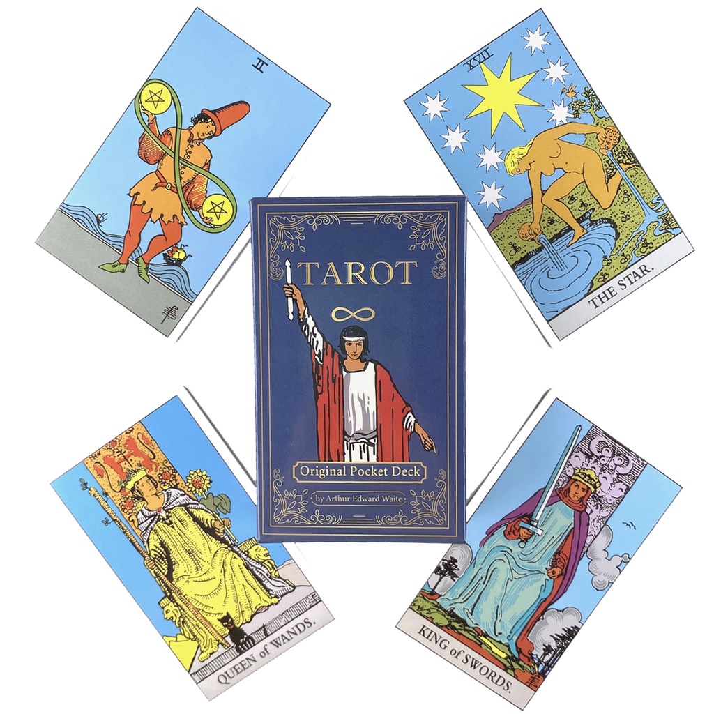 Original Pocket Tarot Deck Prophecy Oracle Cards With