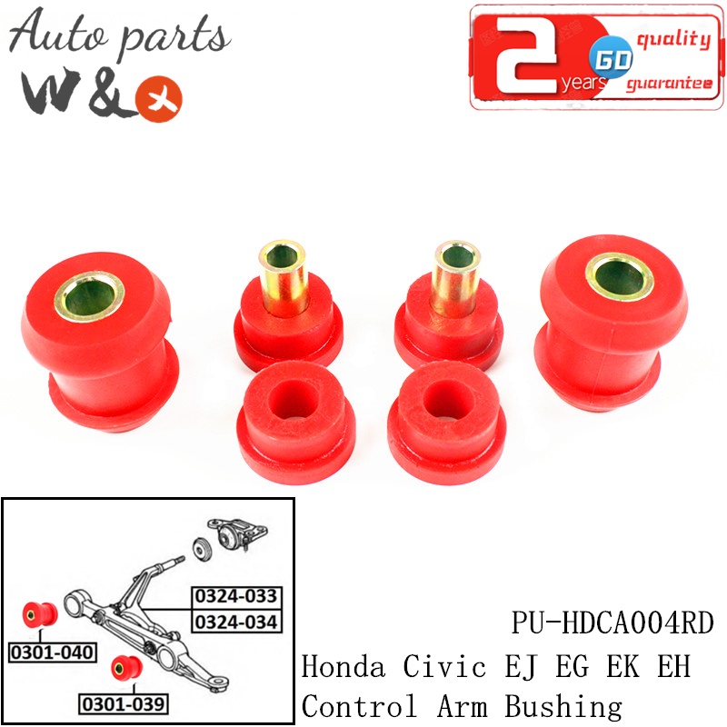 Control Arm Bushing For Honda Civic EG EH EJ EK 9001 Below Suspension Oscillating Arm