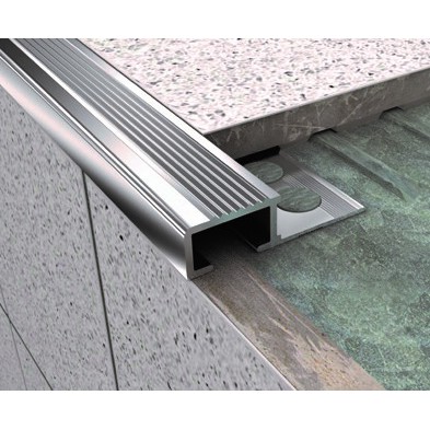 Aluminum Stair Protective Trim / Tile Nosing/ Tile Trim 2pcs- 1.2meters ...