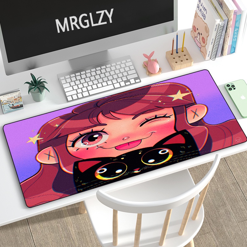 Anime Cute 400X800MM Mouse Pad Desk Mat Large XXL Kawaii Girl Pink ...