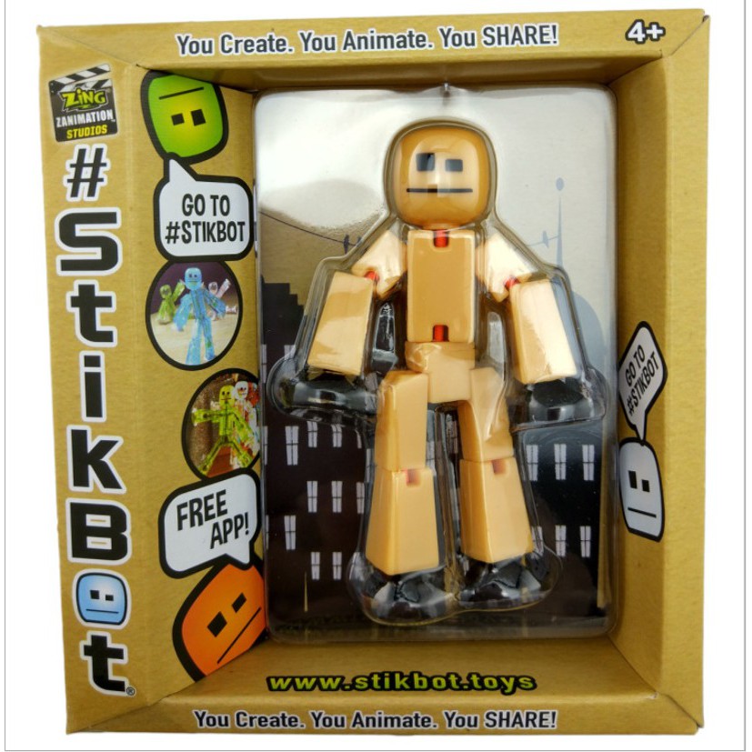 stikbot puppet sucker doll joint puppet toy freeze animation