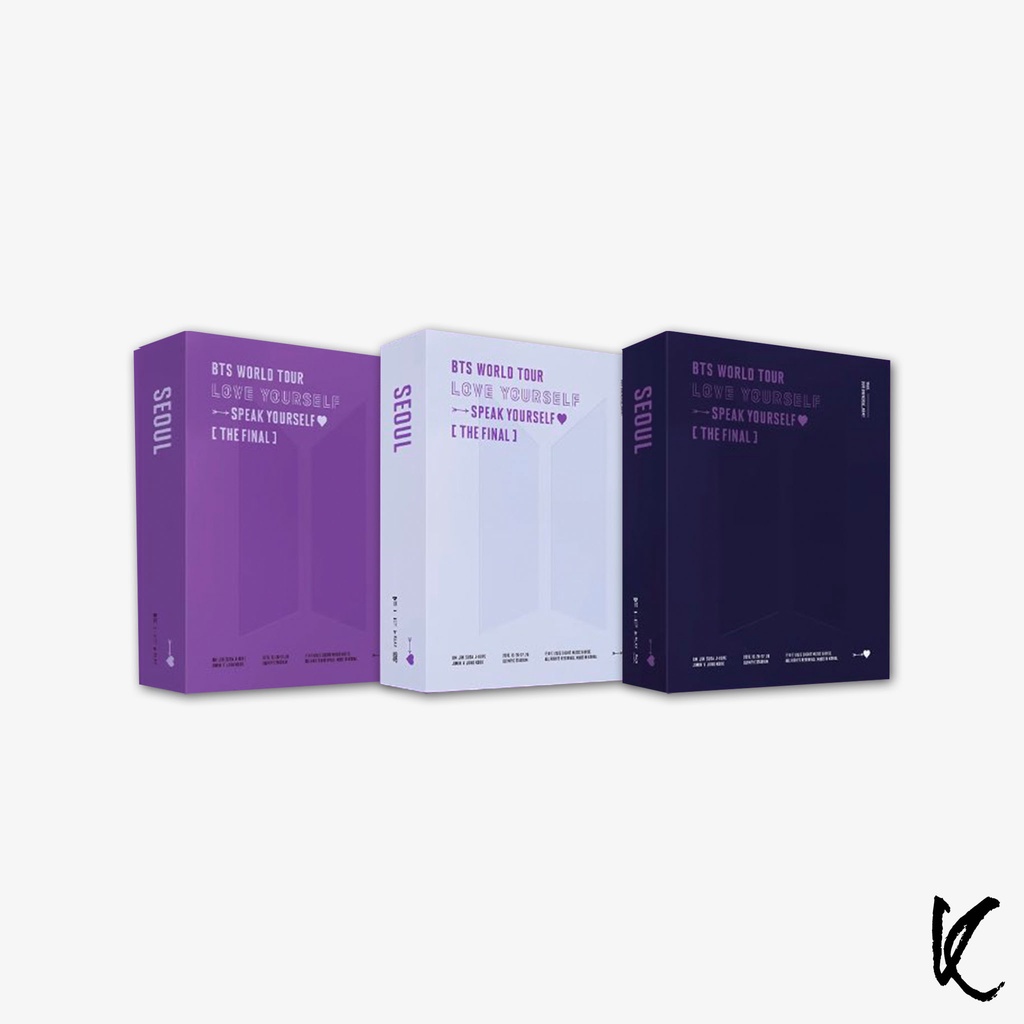 Love yourself DVD BTS LOVEYOURSELF seoul DVD Blu-ray BTS LOVE