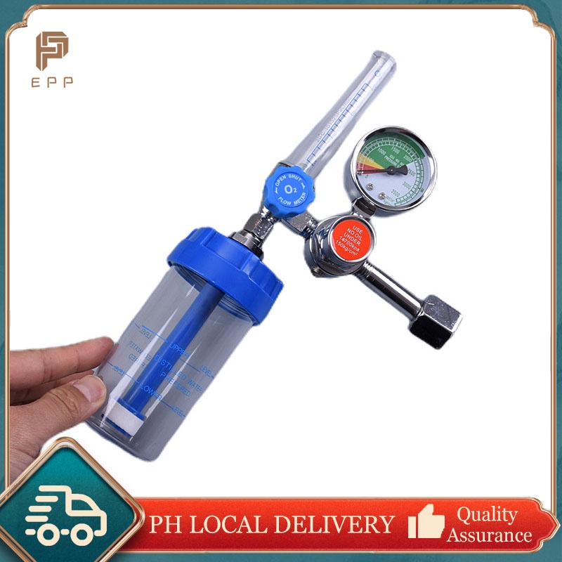 Anddfoxygen Pressure Regulator Inhalator Gauge Pressure Reducing Valve Flow Meter Absorber Buoy 0514