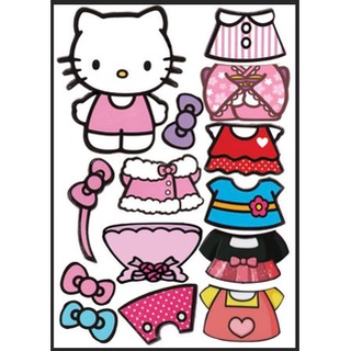 PAPER DOLL, SANRIO SERIES, HELLO KITTY, DEAR DANIEL, BADTZ MARU, MY  MELODY (DIY)