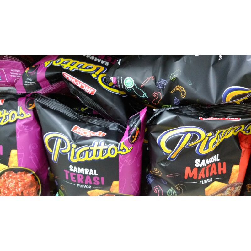 Piattos SAMBAL TERASI 75 GRAM / New Taste / PIATTOS / Potato Chips
