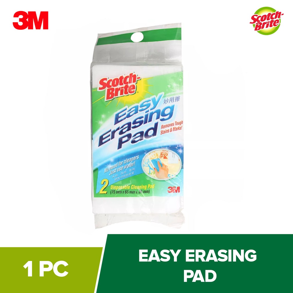 3M Scotch Brite Easy Erasing Pad 2pcs Shopee Philippines
