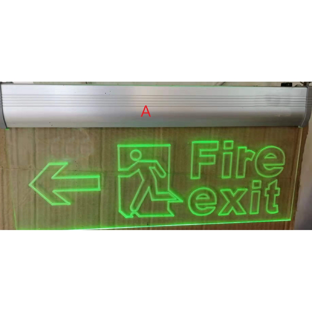 Led Emergency Exit Light Safety Sign Led Signs Shopee Philippines 7828