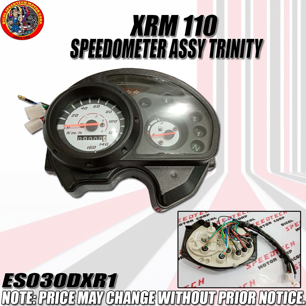XRM 110/ 125 TRINITY SPEEDOMETER ASSY (ES030DXR1) Shopee Philippines