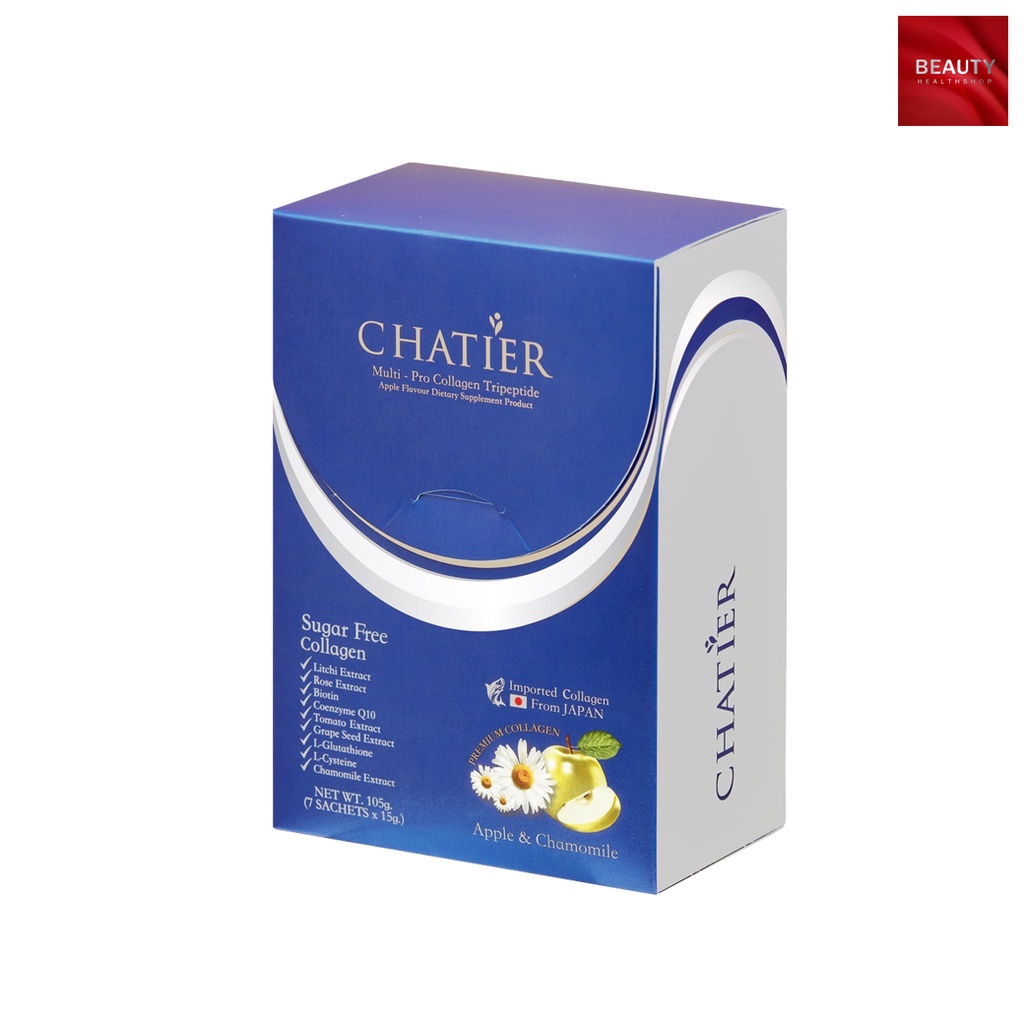 Chatier Collagen Tripeptide Premium Nong Chat (7 Sachets x 1 Box ...