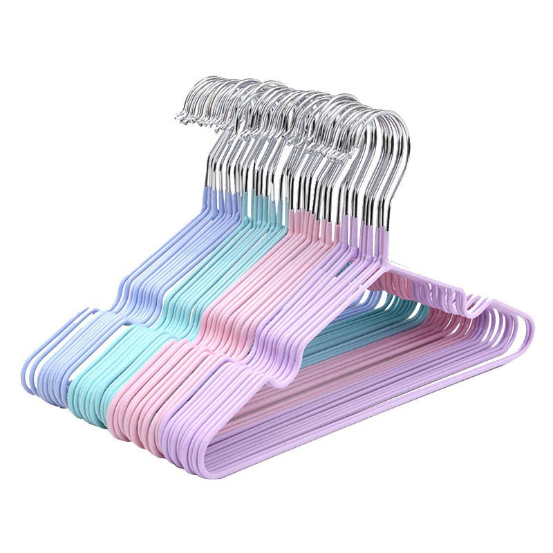 Double Groove Non Rusting Wire Hanger Anti Slip Drying Clothes Rack ...