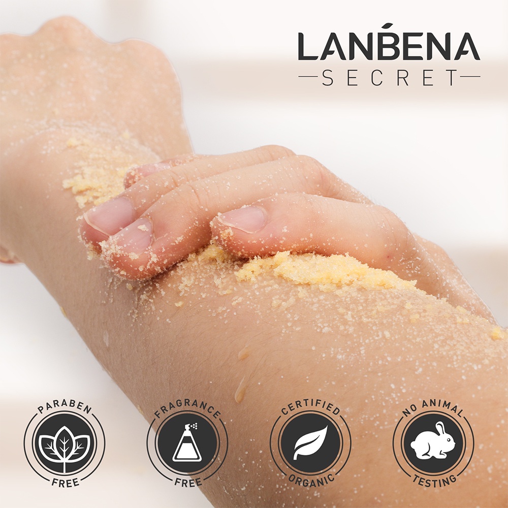 LANBENA Vitamin C Body Scrub Whitening Body Exfoliation Body Cleansing Peeling Gel Cream Body