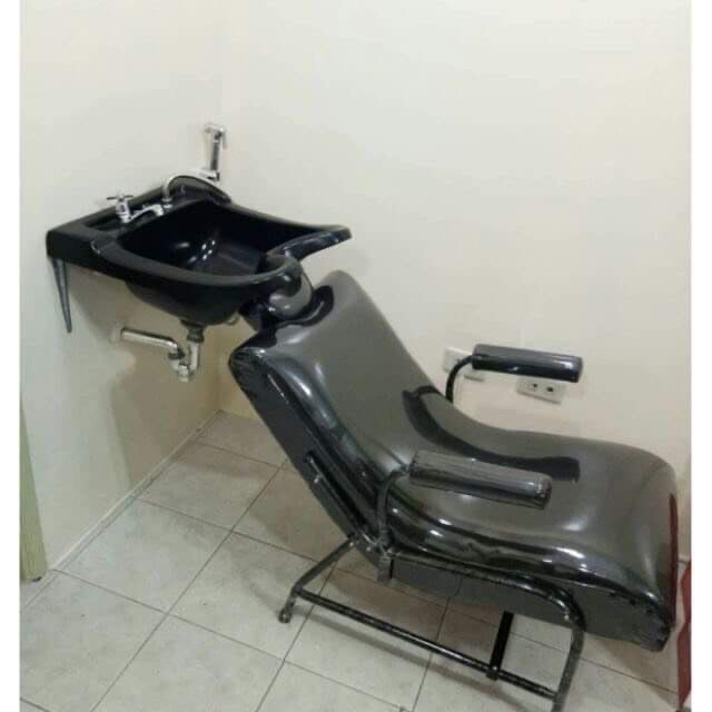 Shampoo Chair with Bowl Set Salon and Barber Shampoo Bed