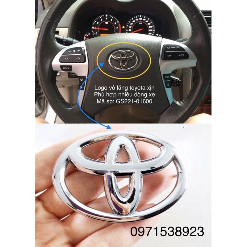 Genuine toyota innova Steering Wheel logo By Car Shopee Philippines