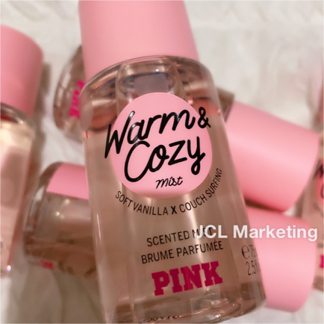 Warm Cozy Victoria s Secret PINK Scented Mini Mist Shopee