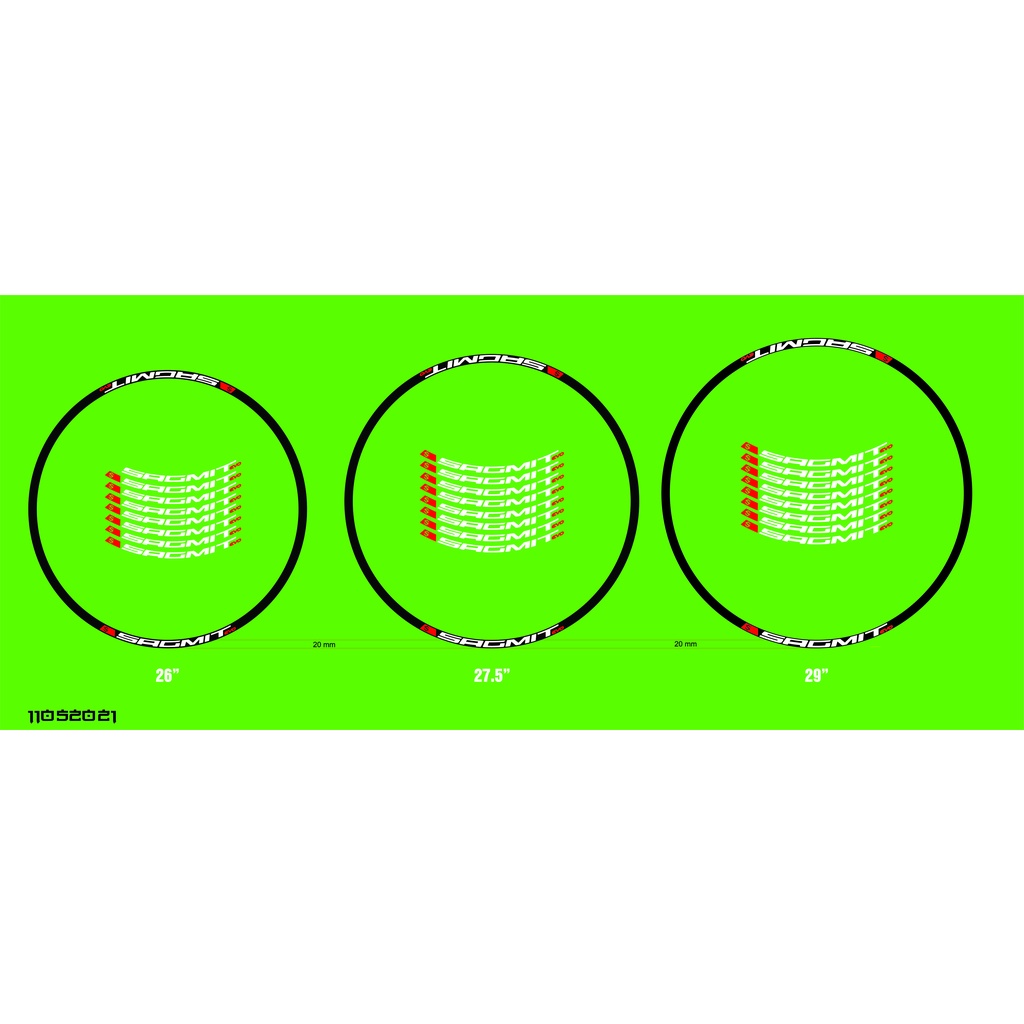 SAGMIT EVO BIKE RIM DECALS | Shopee Philippines