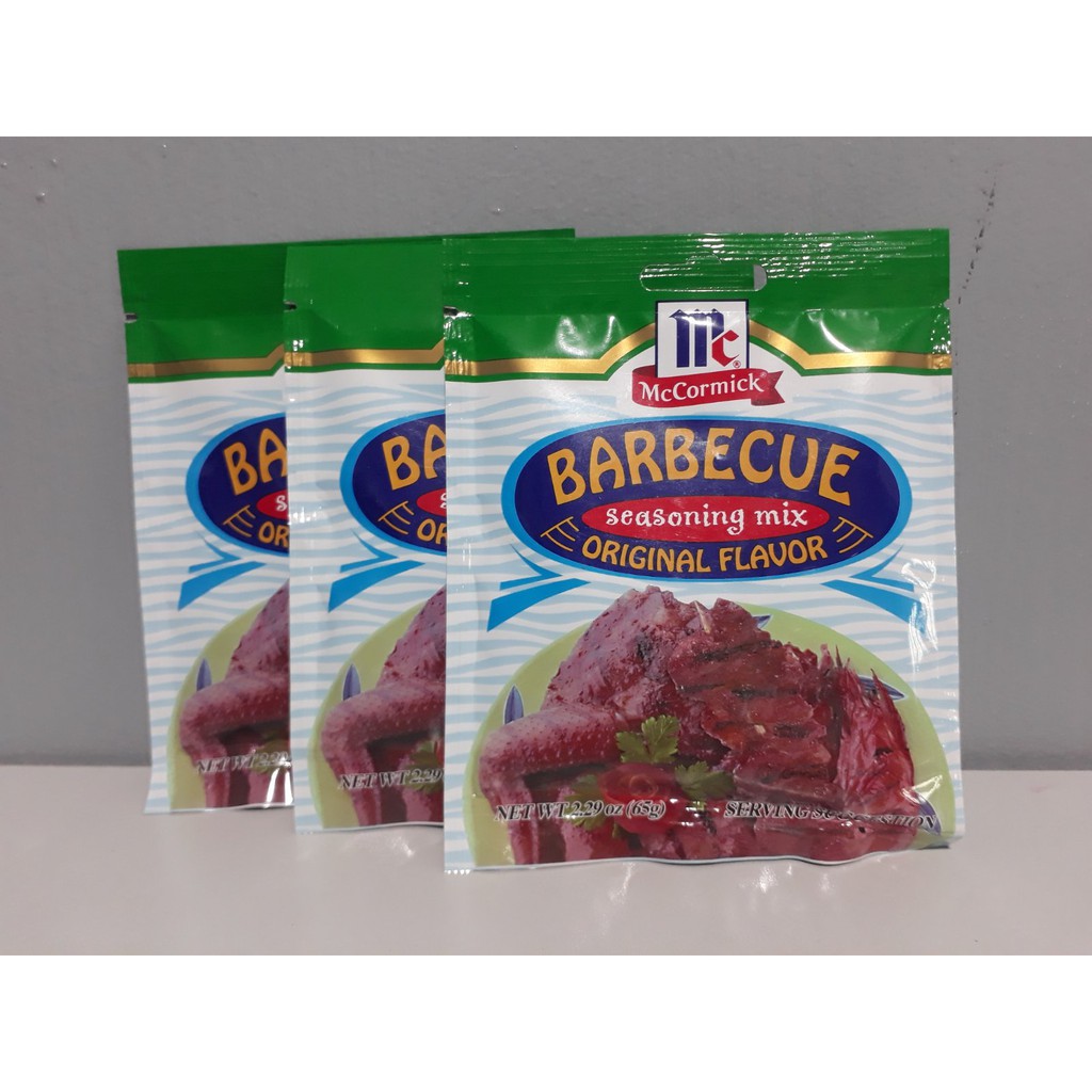 McCormick Barbecue Seasoning Mix Original 65gx3pcs Shopee Philippines