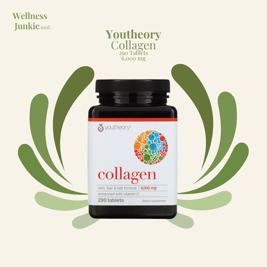 Youtheory Collagen 6,000 mg 290 Tablets | Shopee Philippines