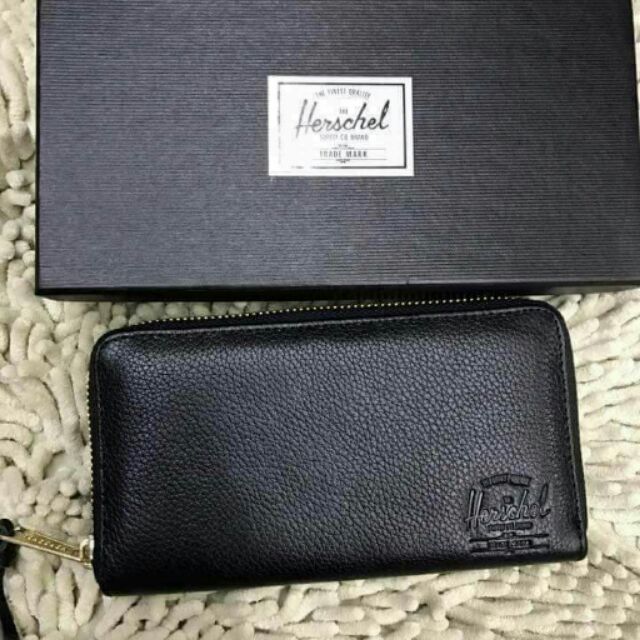 Herschel Long leather wallet Shopee Philippines