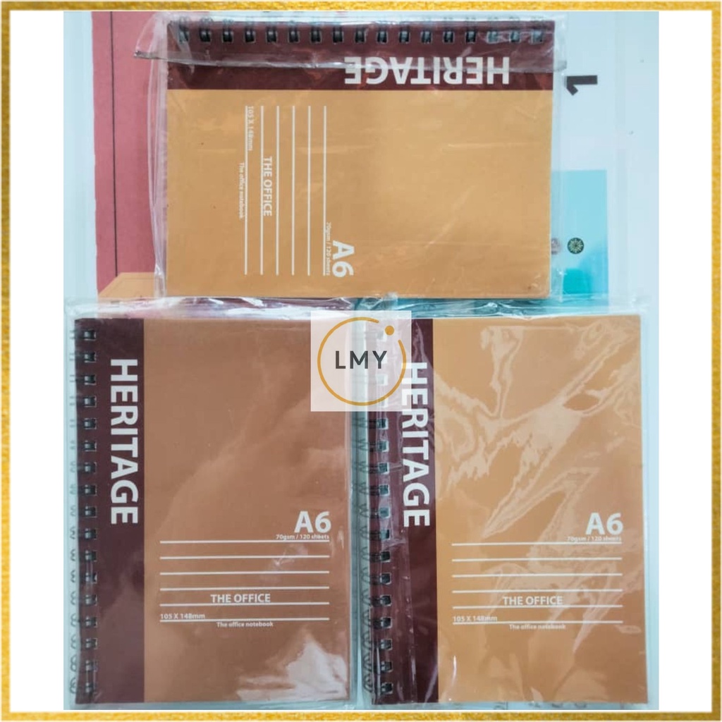 HERITAGE THE OFFICE A6 NOTEBOOK 105MM X 148MM | Shopee Philippines