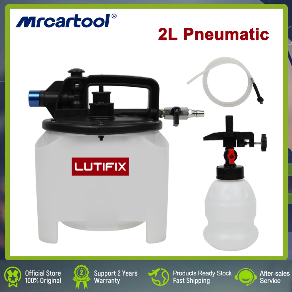 MRCARTOOL LUTIFIX 2L Pneumatic Brake Fluid Bleeder Tools Kit Car Air