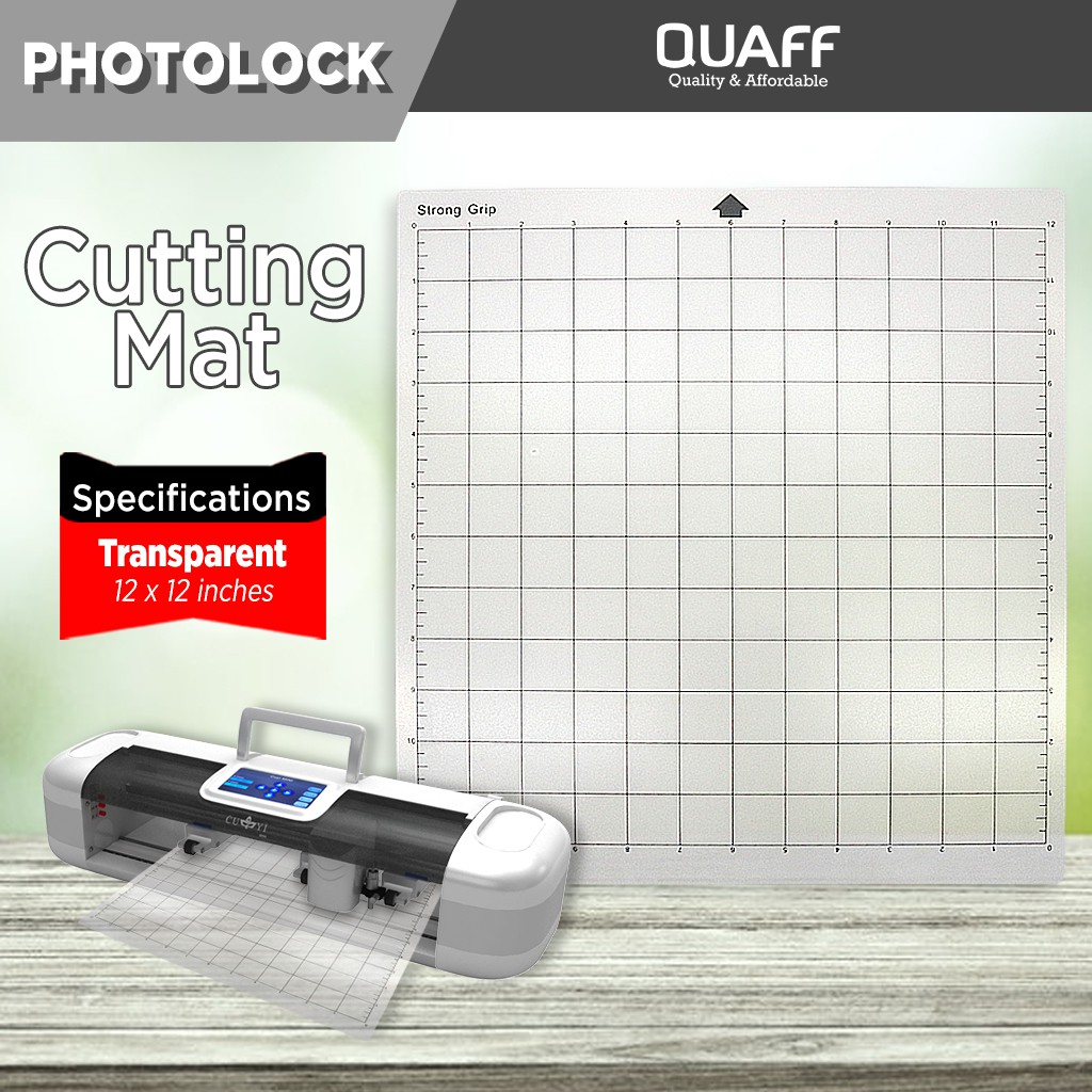 Replacement Cutting Mat Transparent Adhesive Mat with Measuring Grid 12 ...