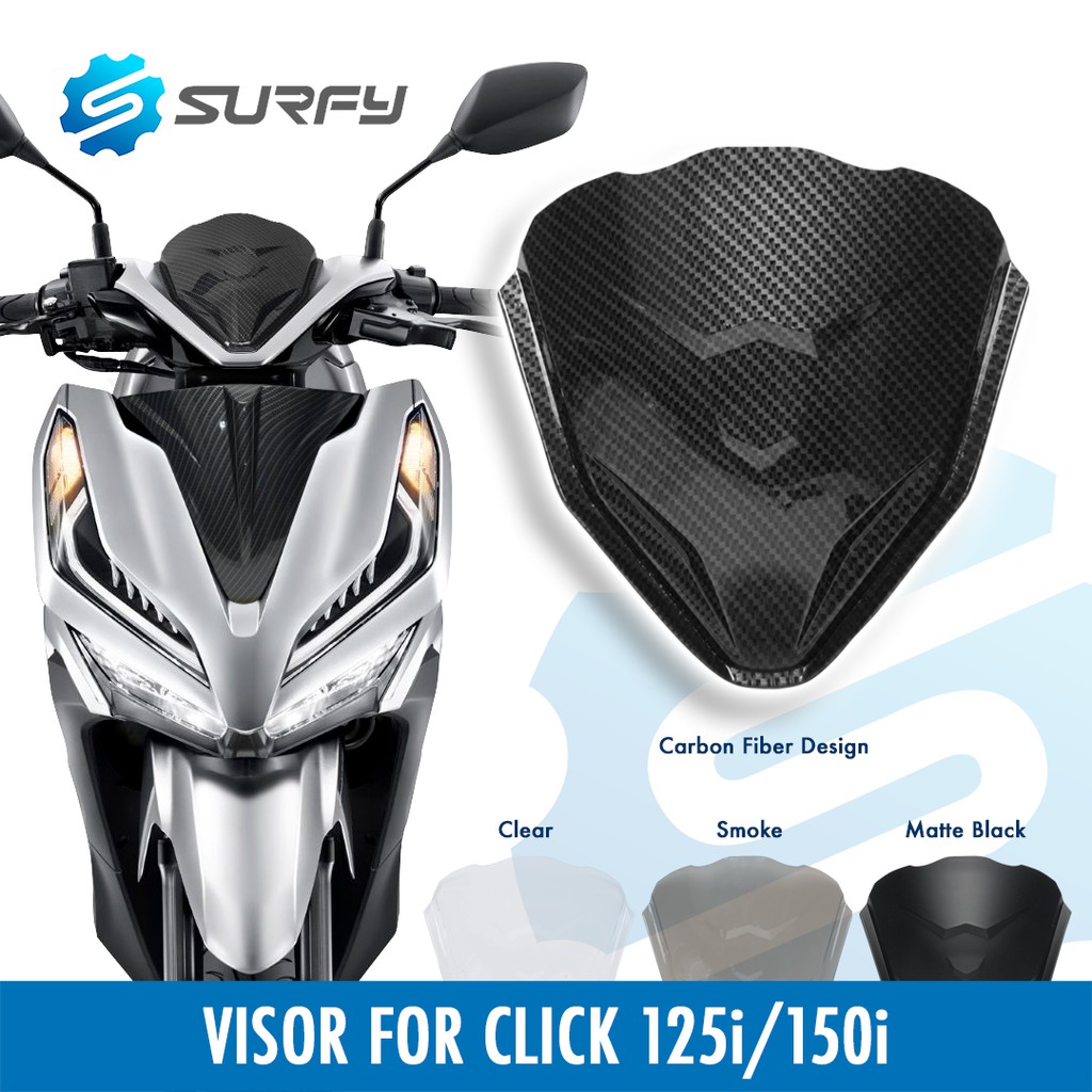 Honda Click V2 125I/150I Visor 6D Carbon From Thailand | Shopee Philippines