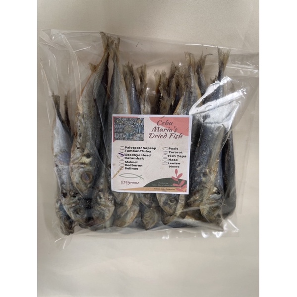 Cebu Maria’s Dried Fish “ Goodbye Head” Bodboron 250 grams | Shopee ...