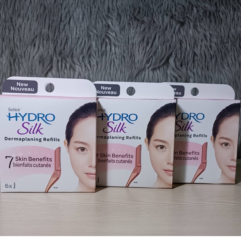 Schick Hydro Silk Dermaplaning Refills, 6 count Shopee Philippines