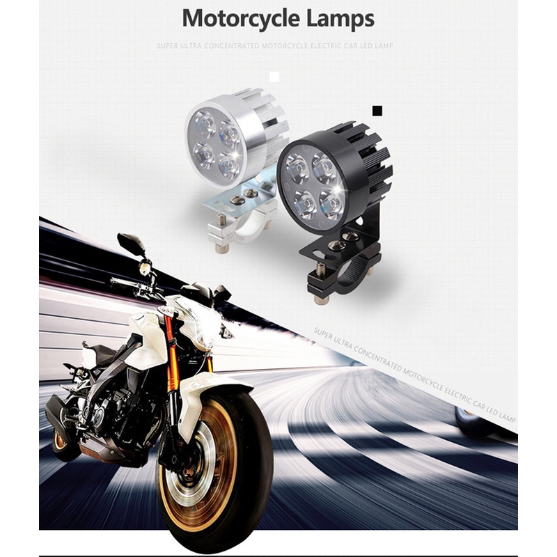 1pcs High power Electric Car Spotlights Led Battery Motorcycle Lamp