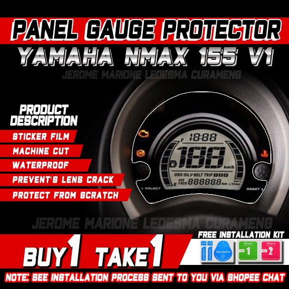 PANEL GAUGE PROTECTOR YAMAHA NMAX V1 | Shopee Philippines