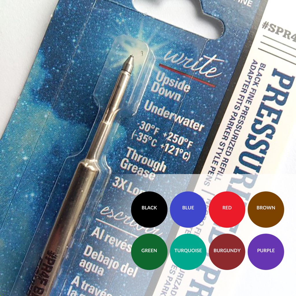FISHER SPACE Pen Refill — with adaptor to fit Parker G2 type pens
